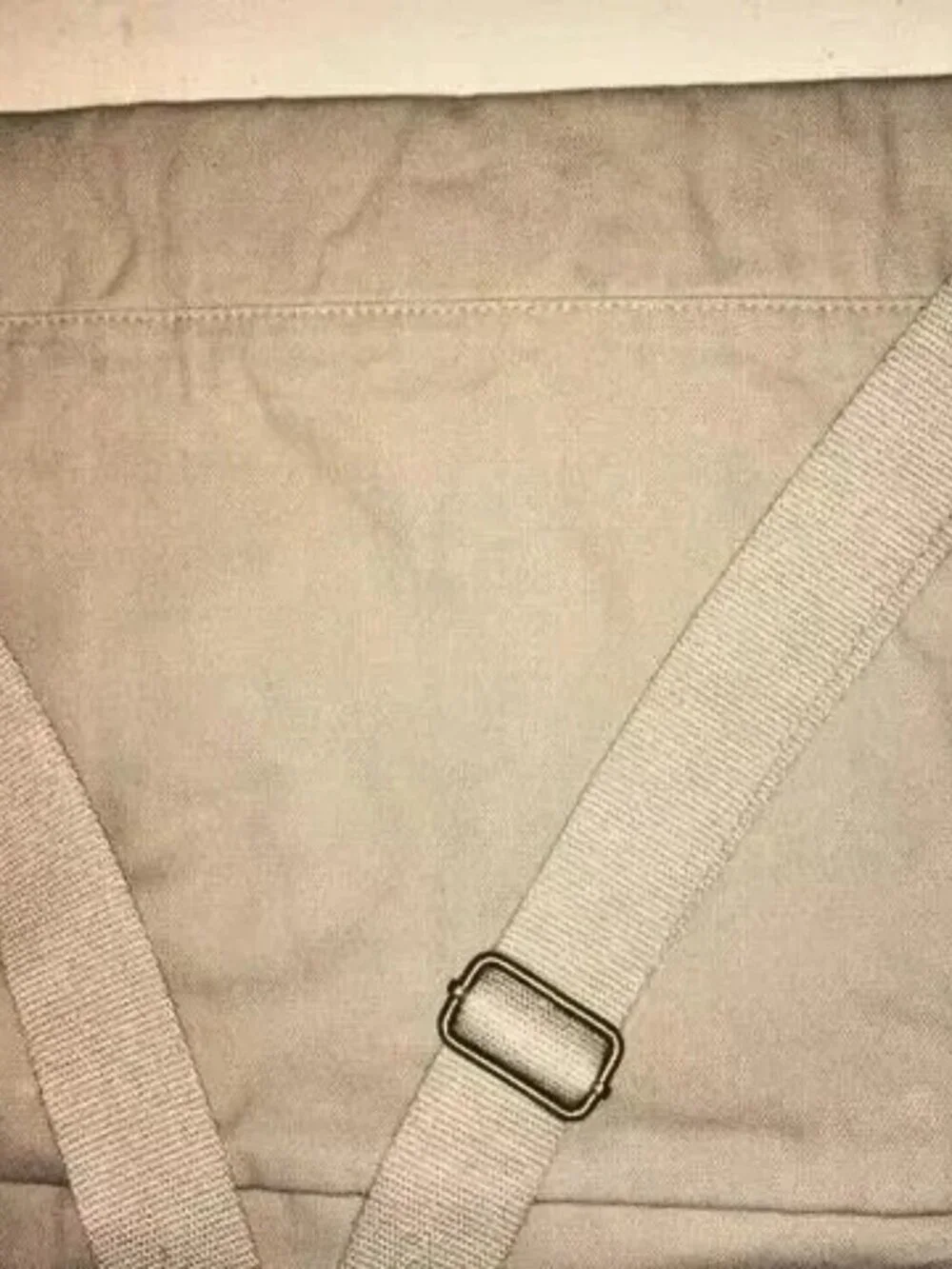 Messenger Bag Large Thick Cotton Khaki Tan Brown School Work NEW